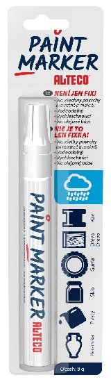 Fix na pneu ALTECO PM 9572 - bílá barva