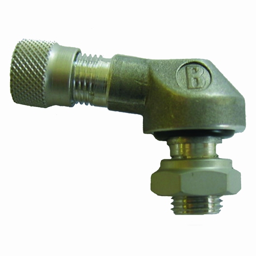 ventil ALU 90° 8,3mm - stříbrný