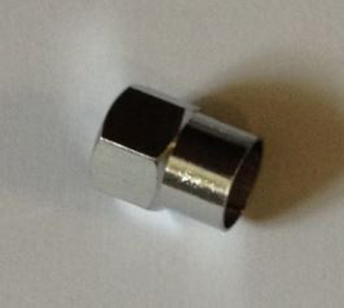 čepička ventil.chrom šestihran