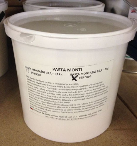pasta montážní bílá Monti 5kg